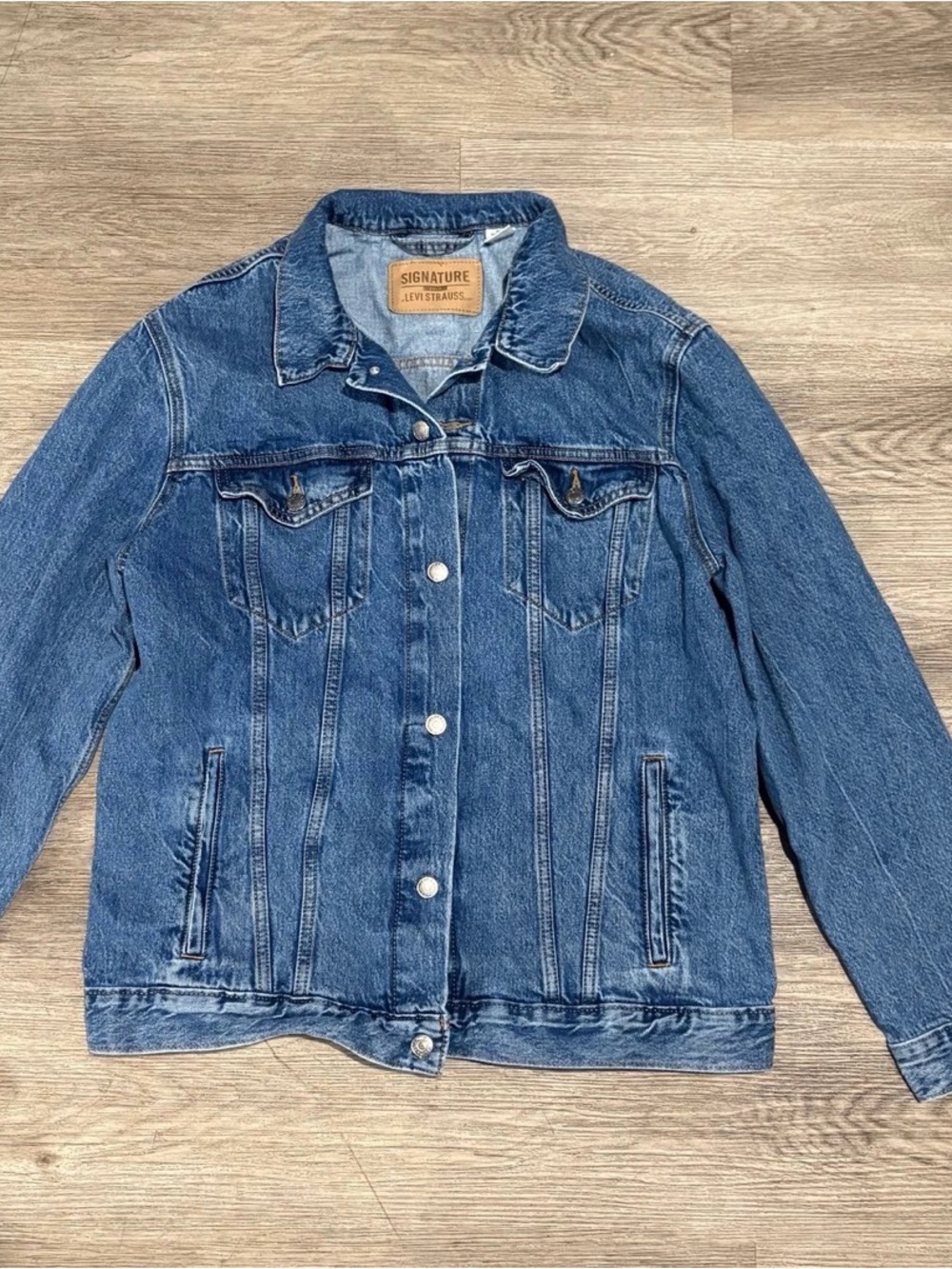 Vintage Levi Strauss Jacket Signature Gold Jean Denim Jacket men size Large
